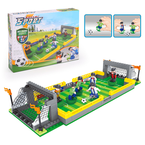 Juego de Fútbol Deportivo de Juguete con Figuras de Acción, Bloques de Construcción Educativos, Bloques Compatibles, 213 Piezas - Product Image 1