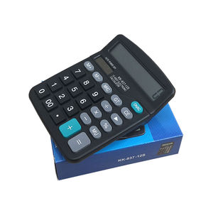 Calculatrice de base standard à 12 chiffres, calculatrice de bureau rose avec grand écran LCD pour le bureau, l'école et les affaires - Product Image 6