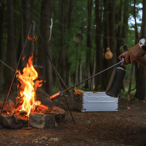 Hike <b>Mount</b> Stainless Steel Fire Starter 78.5cm 3-Section <b>Spray</b> Gun For Camping Picnic BBQ Use - Product Image 5