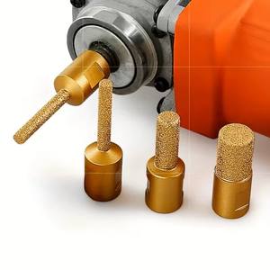 Accessoires de meulage pour lavabos en céramique, corps en aluminium avec pointe abrasive pour utilisation avec une meuleuse d'angle - Product Image 1