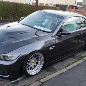 Pour BMW E92 E93 M3, amélioration style V, aérations de capot en carbone, couvercle de capot moteur avant, 2007+ - Product Image 4