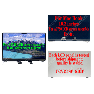 Schermo LCD per <span class=keywords><strong>MacBook</strong></span> <span class=keywords><strong>Pro</strong></span> 2023 A2780, Assemblaggio Schermo Superiore, Monitor da 16,2 Pollici, Vendita all'Ingrosso - Product Image 2