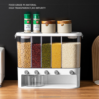 FK Boîte de rangement pour distributeur d'aliments secs Conteneur de stockage de grains alimentaires Boîte de riz Conteneur