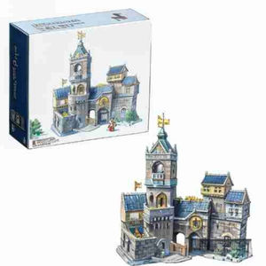 Set di Blocchi da Costruzione: Strada Parigina 910032, Fortezza di Montagna 910029, <span class=keywords><strong>Stazione</strong></span> Ferroviaria 910034, Regalo Natalizio - Product Image 4