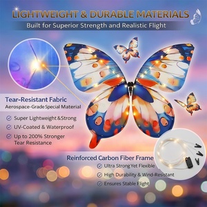 <span class=keywords><strong>Insecte</strong></span> volant RC Papillon Bionique avec ailes LED lumineuses, <span class=keywords><strong>Drone</strong></span> à ailes battantes à gyroscope 4 axes, <span class=keywords><strong>Prix</strong></span> de gros pour événements et spectacles - Product Image 4