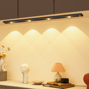 Luces LED Portátiles para Debajo del Gabinete, 40 cm, <span class=keywords><strong>Sensor</strong></span> <span class=keywords><strong>de</strong></span> Movimiento, Foco Lineal Delgado para Mostrador, Armario, Cocina - Product Image 4