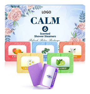 Fragrance naturelle personnalisée de haute qualité 6 Pack Cadeaux Comprimés de douche de luxe Relaxation Douche Vapeurs - Product Image 1