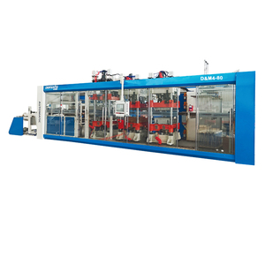 Bốn trạm tự động thermoforming dùng một lần PP Pet PS Ops tấm nhựa Máy làm - Product Image 1