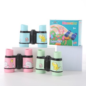 Children's Cartoon Binoculars 4x30 Plastic Outdoor Nature Observation Toy For Kids Age 2 4 Years - Product Image 1