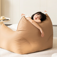 Fauteuil moderne en forme de chat Pouf de salon Diable Sac d'haricot Canapé Sitzsack Pouf Pouf impérial Pouf de pouf