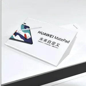 長方形テーブルカードアクリル透明価格ディスプレイスタンドクリスタル画像ディスプレイスタンドデスクトップ装飾カード