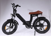 Venta de fábrica Bicicleta de montaña eléctrica gorda de 20 pulgadas 48V 10ah Almacén DE LA UE y EE. UU. Bicicleta eléctrica de rueda gorda
