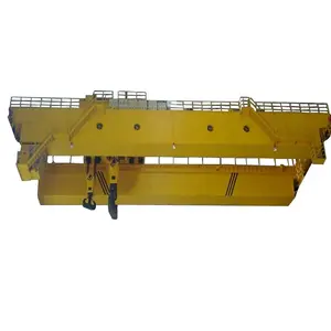 Double girder overhead hoist crane for foundry iron casting