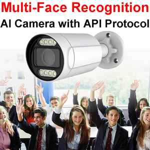 Cámara de Seguridad <span class=keywords><strong>IP</strong></span> POE Inteligente con IA Profesional, 2MP 4MP 5MP, Detección y Reconocimiento Facial Múltiple, Resolución 4K, Protocolo HTTP <span class=keywords><strong>Web</strong></span> Socket - Product Image 1