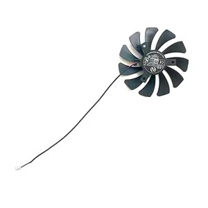 พัดลม GTX 1030 HA8010H12F-Z 2Pin 75มม. สำหรับ MSI GeForce GTX 750Ti 750 N740 <span class=keywords><strong>GTX730</strong></span> GTX740 R7ระบายความร้อนด้วยกราฟิกการ์ด250 - Product Image 2