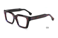 Montures de lunettes en acétate en gros RM6013 pour hommes et femmes, montures optiques rétro, stock de lunettes de haute qualité