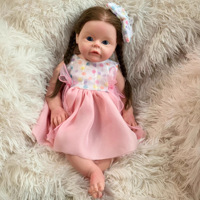 Poupée Reborn Loulou de 19 pouces, poupée réaliste en silicone, nouveau-né simulé, garçon ou fille au choix, jouet de collection pour enfants, cadeau