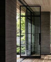 Portes pivotantes automatiques à capteur électrique sur mesure en verre de plusieurs tailles, portes pivotantes de luxe pour hôtel