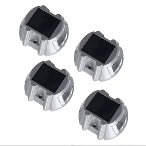 उद्यान एल्यूमीनियम उठाया फुटपाथ मार्कर स्पाइक डॉक डेक पथ Ip68 चेतावनी प्रकाश के साथ बिल्ली आँख सौर रोड स्टड का नेतृत्व किया - Product Image 3