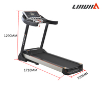 Tapis roulant motorisé de sport Lijiujia, prix bas, grand écran, utilisation à domicile, salle de sport, fitness, exercice, course à pied