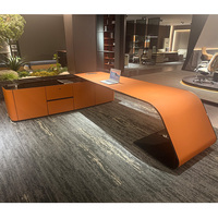 Table de bureau contemporaine pour PDG, directeur, patron, mobilier de bureau design exécutif
