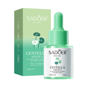 SADOER Sérum à la Centella Asiatica et à la Vitamine <span class=keywords><strong>B5</strong></span> 30 ml, Acide Hyaluronique, Hydratant, Renforce la Barrière Cutanée, Sérum Visage - Product Image 1