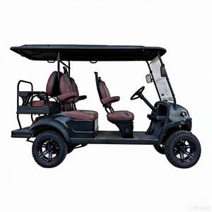 Carrito de Golf Eléctrico Personalizado Ecológico |   Carrito de Golf de 6 Plazas para Resort y Campo de Golf - Product Image 5