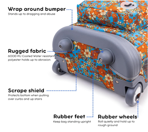 Trolley School <strong>Bag</strong> for College Laptop Rolling Backpack for Girls Boys <strong>Roller</strong> <strong>Book</strong> <strong>Bag</strong> with Wheels - Product Image 4