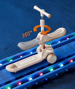 Scooter para Bebés de Alta Calidad al por Mayor con Reposapiés, Varios Colores, Tres Ruedas, para Niños de 1 a 12 <span class=keywords><strong>Años</strong></span>, Gran Inventario - Product Image 4