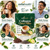 Café protéiné au collagène en vrac, marque privée, hydratation de la peau, récupération musculaire, soulagement des articulations, sans sucre, Keto, pour adultes et adolescents, végétalien