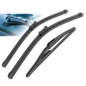 Escobillas Limpiaparabrisas para Fiat, 24+14+11 Pulgadas, Sin Estructura, de Goma Sintética, para Parabrisas Delantero y Trasero - Product Image 2