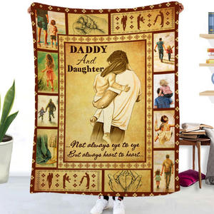 Manta Jacquard Personalizada con Foto del Mejor Papá del Mundo, Recuerdo Personalizado para Papá, Regalo con Diseño Impreso para el Día del Padre - Product Image 2