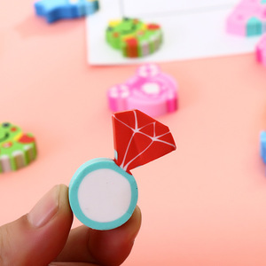 Hàn Quốc Phong Cách Văn Phòng Phẩm Dễ Thương Cô Gái Thiết Kế <span class=keywords><strong>3D</strong></span> Khuyến Mại Hình Dạng Động Vật Nhựa Bút Chì Tẩy Học Tập Chỉnh Sửa Tự Làm YJ Thương Hiệu 1309 - Product Image 3