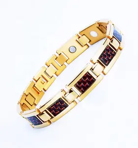 Magnetic Bracelet Metal Magnet Bracelets Making Suppliers Faith Power Tourmaline Customizable Gold
