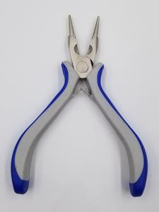 Coupeur latéral-pince à nez rond Outils d'extension de cheveux à poignée plate - Product Image 4