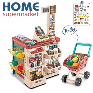 2024 nuovo giocattolo per la scuola materna del supermercato per la casa giocattolo per fingere giochi per la scrivania del cassiere del supermercato