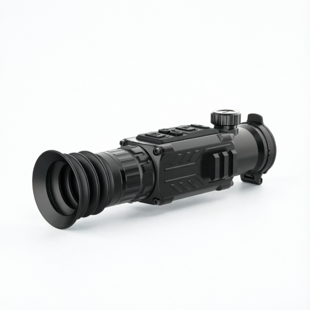 Outdoor Thermal Sight Scope for Hunting and Search Rescue with Trajectory Calculation