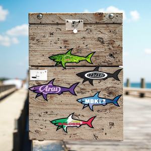 Elegantes Calcomanías Paul Et Shark para Decoración DIY de Tablet, Móvil, Refrigerador y Equipaje, Bandera del País CP Jul Omerta Vrunk <span class=keywords><strong>Stickers</strong></span> de Tiburón - Product Image 1