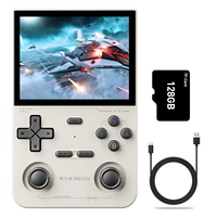 GAMINJA 64 Go, écran HD IPS de 3,5 pouces, lecteur de jeux vidéo portable sans licence intégré, console de jeux rétro classique portable
