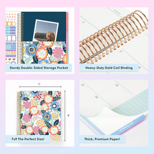 Benutzer definierte A5 Spiral Daily Weekly Planner Notebook Time Organizer Perfekter Office Notebook Planner - Product Image 5