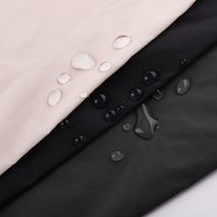 Tissu taffetas 100% nylon 20d 380t Ripstop tissé respirant de poids moyen imperméable pour veste, vêtements, survêtement