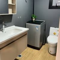 Maison conteneur extensible à 2 étages, personnalisation haut de gamme ODM/OEM, mini-maison mobile, villa en acier léger, hôtel, appartement