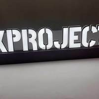 Enseigne lumineuse mini en acrylique personnalisée en gros, logo d'entreprise personnalisé, mini lettre LED en acrylique pour la décoration de kiosque de magasin de proximité
