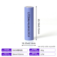 Batterie DMEGC INR 18650 à capacité réelle 10C 20P 2000mAh 3.7V cylindrique rechargeable, état solide, qualité A, certifiée CE, 1000 cycles