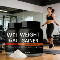 Jiannuo Sports Nutrition Concentré de Protéines de Lactosérum pour Adultes, Poudre Gainer de Masse, Suppléments de Gym, Carbo Gain Certifié HALAL
