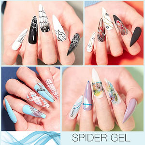 Boules de <span class=keywords><strong>vernis</strong></span> à ongles élastiques pour manucure, Gel Uv, extensible, pour <span class=keywords><strong>dessin</strong></span> en ligne, colle pour Nail Art, 5ml, 14 couleurs, vente en gros, pièces - Product Image 2