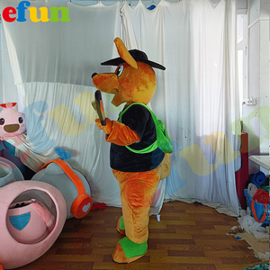 Efun MOQ 1 pz Costume da mascotte canguro formato adulto personalizzato peluche degli animali dei cartoni animati australiani Costume da mascotte per la vendita - Product Image 2
