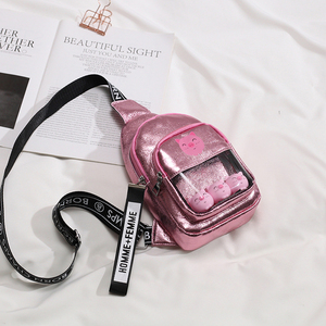 กระเป๋าคาดอกแฟชั่นหนังโฮโลแกรมสำหรับผู้หญิงกระเป๋าคาดอกออกแบบได้ตามต้องการด้วยเลเซอร์กระเป๋าสายสะพายไหล่ - Product Image 3