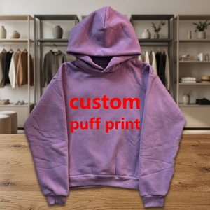 Sweat-shirts à capuche en coton de haute qualité, style streetwear d'hiver, coupe oversize, doux, chauds, en tissu écologique, tendance, décontractés, avec poches, ODM - Product Image 4