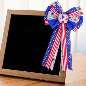 Nuevo Adorno de Lazo para el Día de la Independencia Americana 2026, Decoración Festiva con Bandera de Estrellas y Rayas, Lazo Colgante - Product Image 3